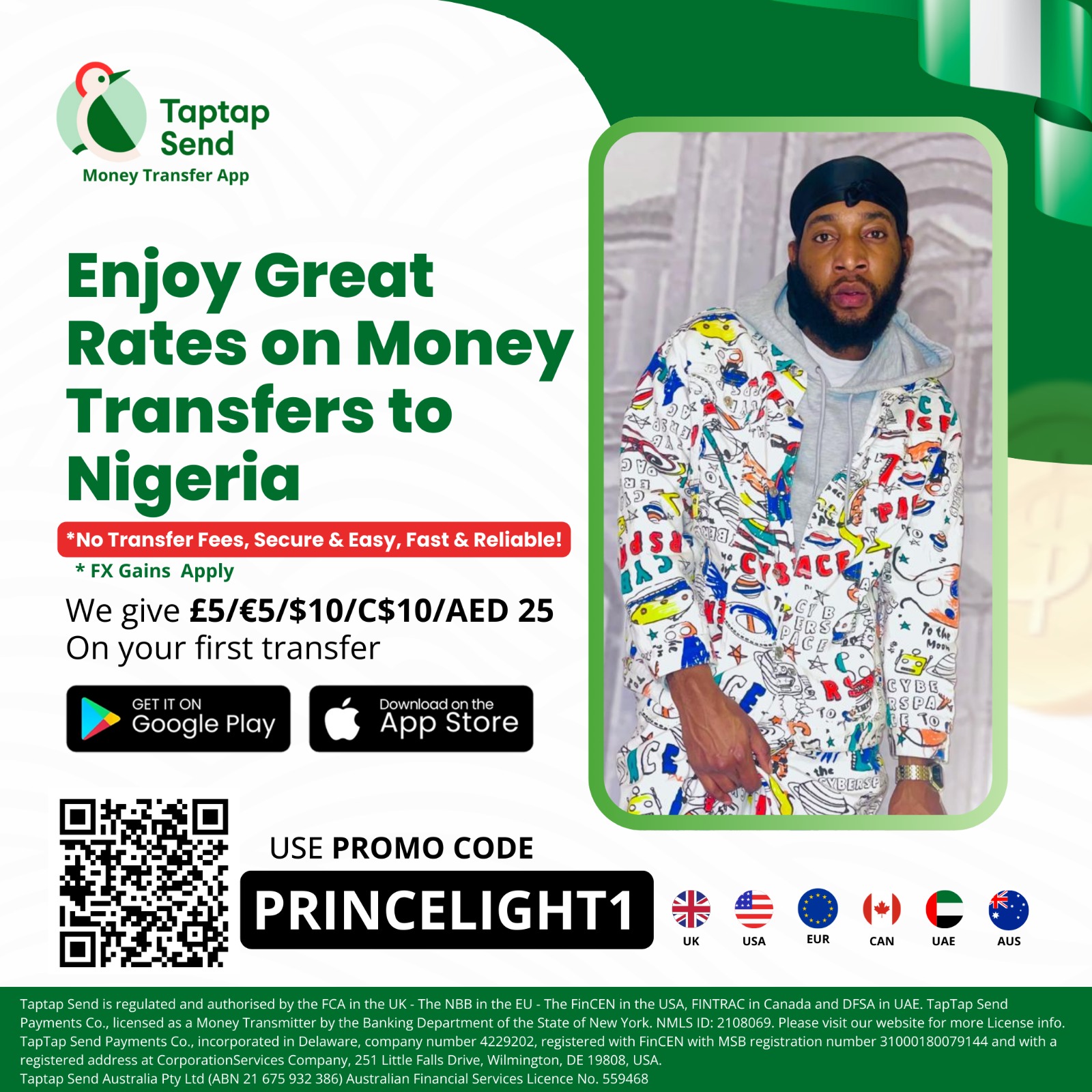 Send Money to Nigeria with Taptap Send – No Fees, Free £5/$5/€5 Bonus!